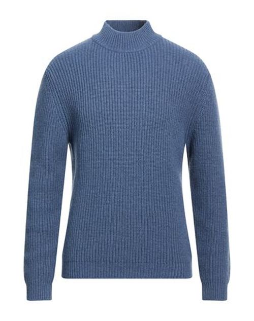 Man Turtleneck Light blue Size L Merino Wool, Polyamide