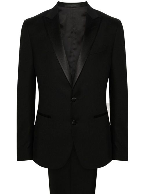 Black Dart Detail Suit
