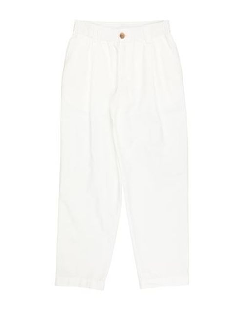 Kid Boy Pants White Size 10 Cotton