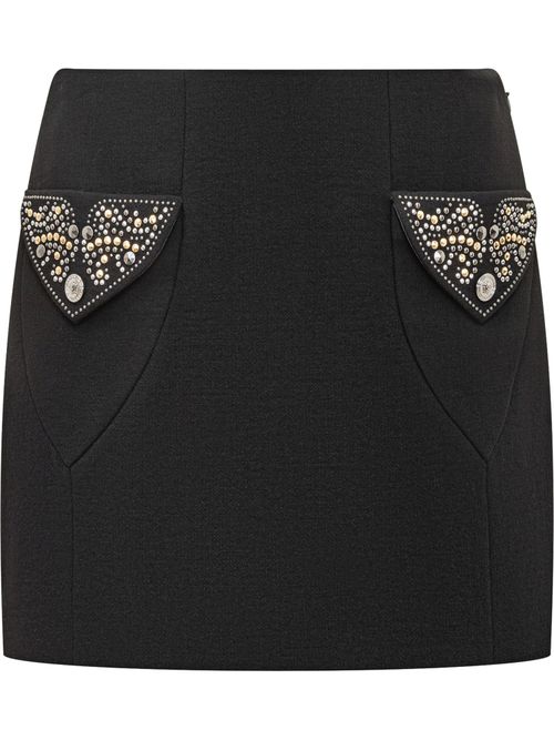 Chic Mini Skirt with Jewel Pocket