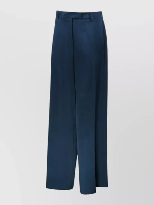 Dries Van Noten - wide leg belted trousers side and back pocket