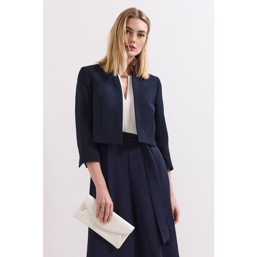 Phase Eight Women's Catherine Cropped 3/4 Sleeve Jacket in Dark Navy
