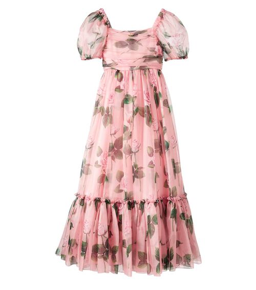 Floral organza dress