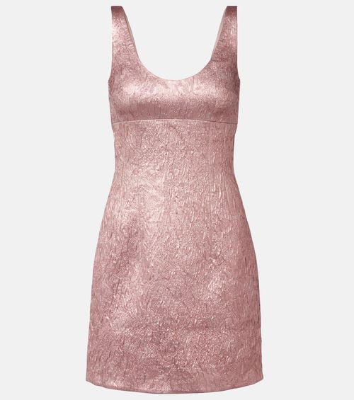 Einna floral jacquard minidress