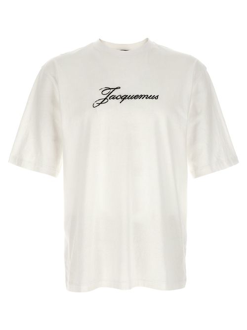 Logo-Embroidered Cotton-Hemp T-Shirt — White