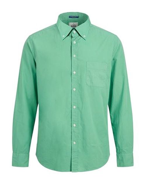 B. d.baggies Man Shirt Light green Size L Cotton, Elastane