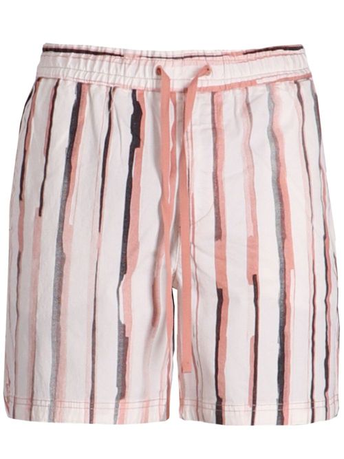 Sandrew striped drawstring shorts - White