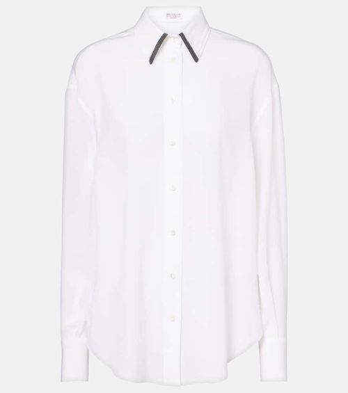 Silk satin shirt