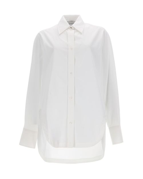 White Oversized Solid Shirt