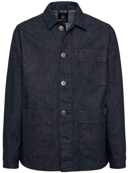 Denim shirt jacket - Blue