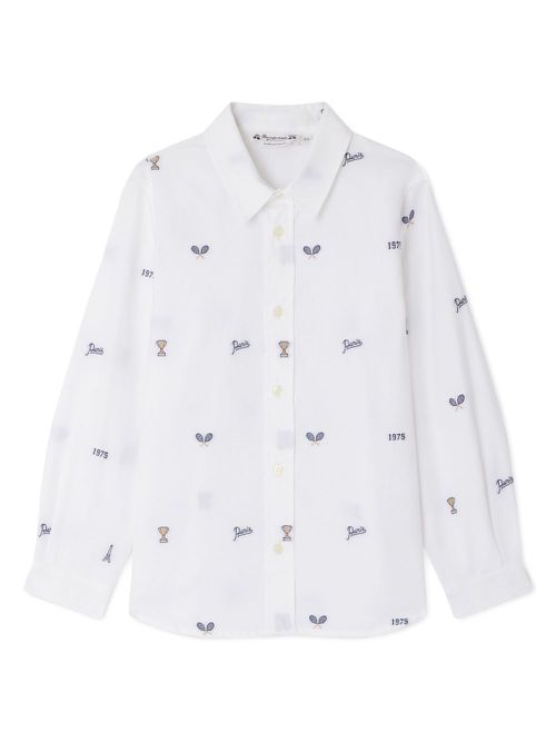 Poplin shirt - White
