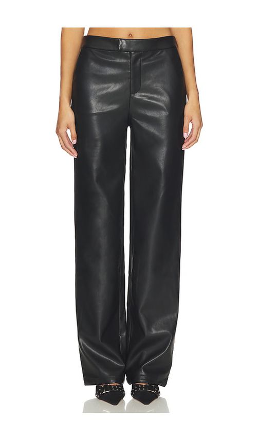 Lovers and Friends x Emma Leger Greta Faux Leather Pants in Black. - L also in M, S, XL