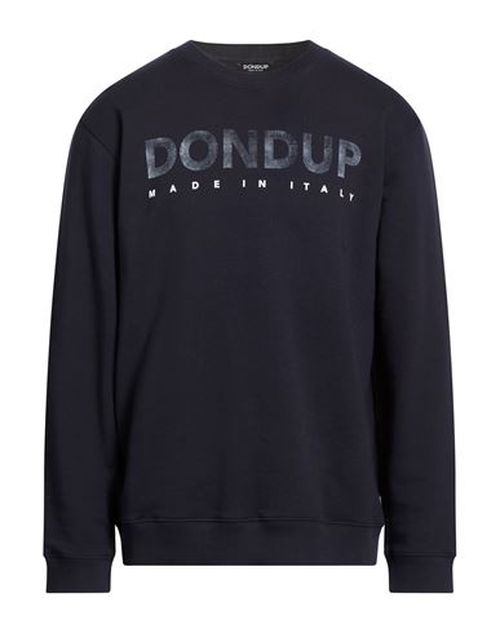 Man Sweatshirt Midnight blue Size M Cotton, Elastane