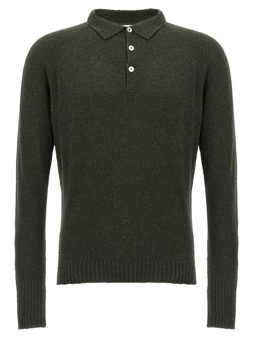 Bouclé Cotton Shirt Polo
