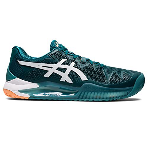 ASICS Gel-Resolution 8 Tennis Shoe Velvet Pine/White