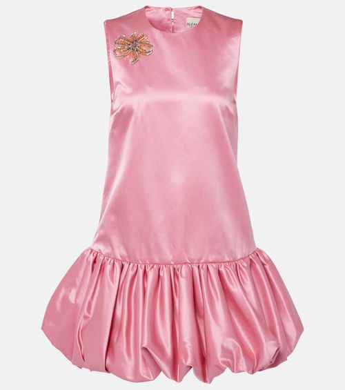 Alémais Neptuna embellished satin minidress