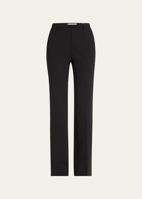Mid-Rise Tailored Flare Pants