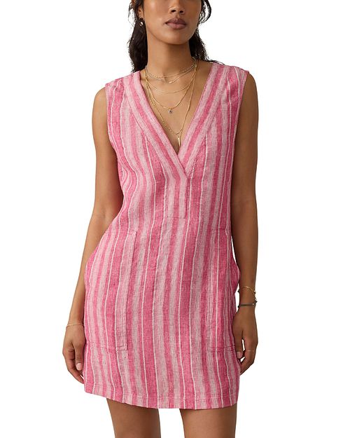 Azure Striped Dress