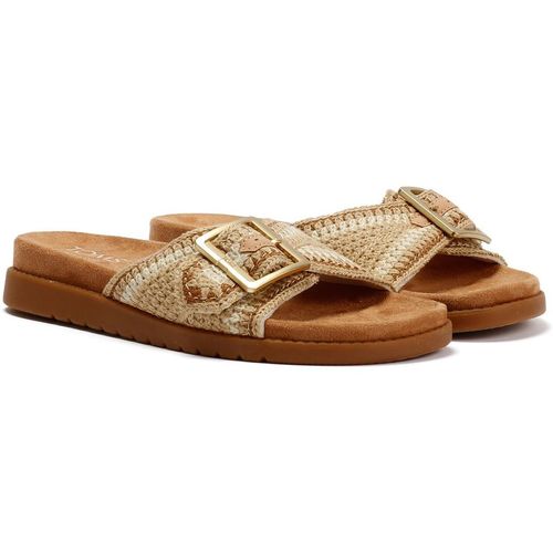 Toms Marin Slide Textile Women's Dark Beige Sanda