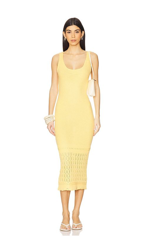 PEIXOTO STRICKKLEID LIV in Yellow. Größe XL. Also in