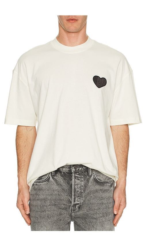 ALLSAINTS RUNDHALSSHIRT LOVER in White. Größe M. Also in