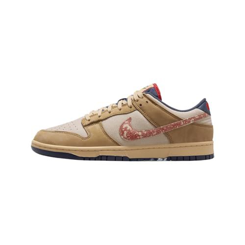 Nike Dunk Low Retro SE Shoes (HQ3640-790, Wheat/Sanddrift/Celestial Gold/Burnt Sunrise)