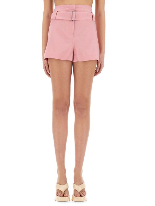 Belted shorts