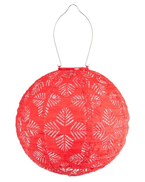 Home & Garden Stella Brights Geo Palm 12In Solar Lantern