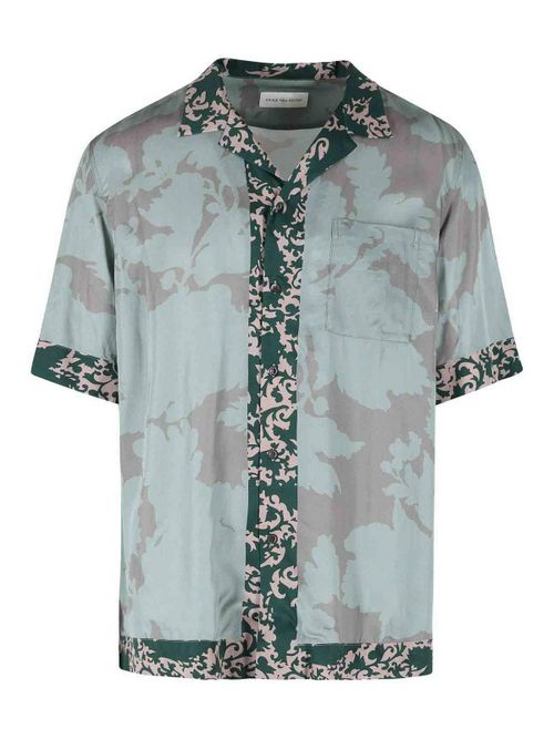 Carltone Green Viscose Shirt