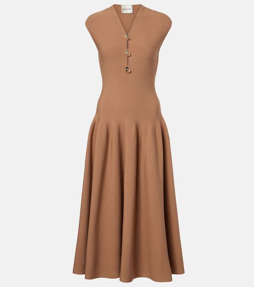 Embellished midi dress