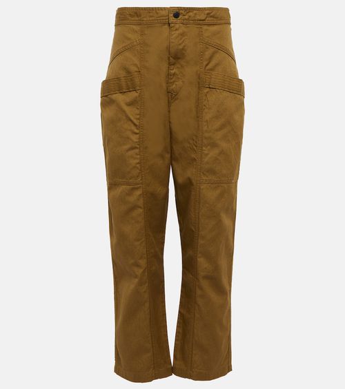 Pandore cotton-blend pants
