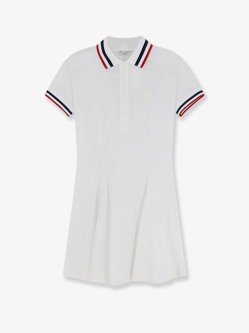 Vestito Mini in piquet di cotone stretch - gender_Woman