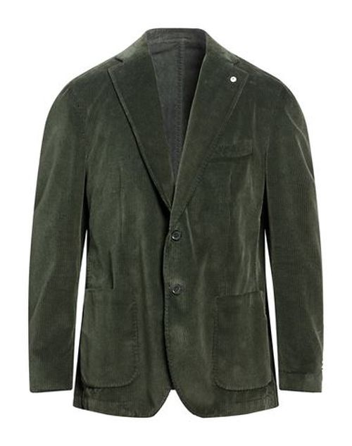 L. b.m. 1911 Man Blazer Military green Size 44 Cotton