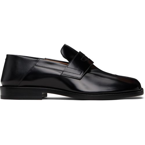 Black Tabi Silp-on Loafers