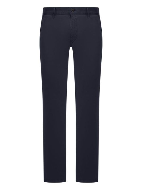 Cotton tailored trousers - Blue