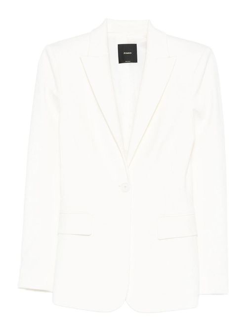 White Single-Breasted Blazer