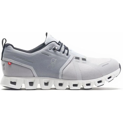 On Cloud 5 Waterproof Textile Synthetic Men's Running Trainers - Glacier White - Size:UK 13.5