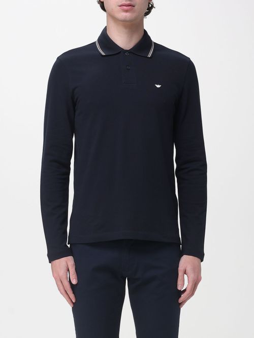Polo Shirt Men color Blue