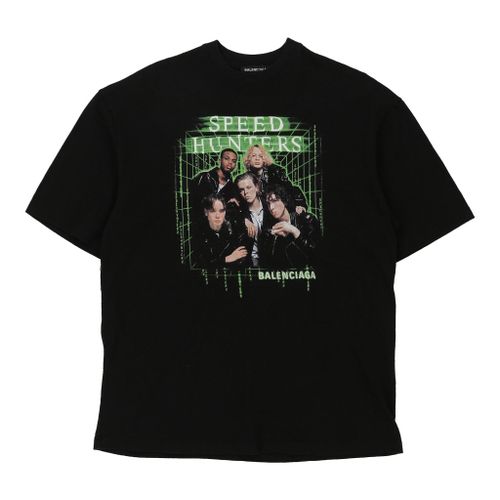 Speedhunters Balenciaga Graphic T-Shirt - Small Black Cotton