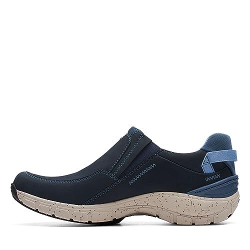 Clarks Women's Wave Plateau Navy Nubuck