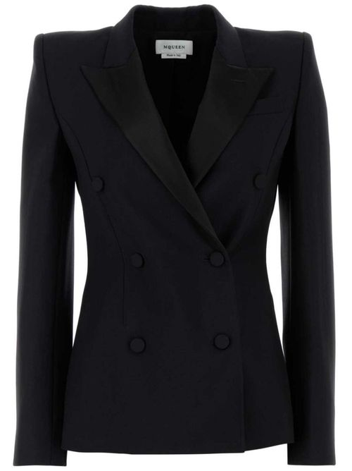 Double-breasted blazer - Black