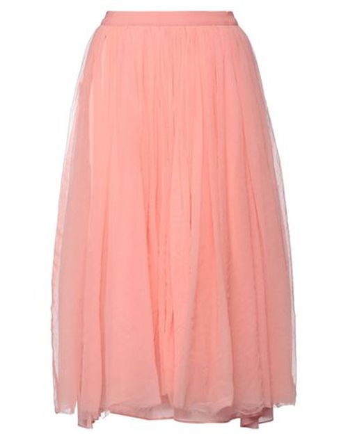 Woman Midi skirt Pink Size 4 Polyamide