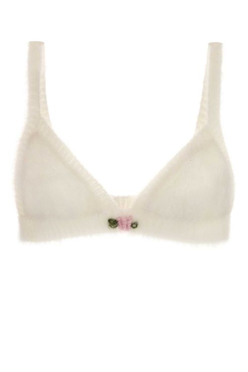 Mohair Bodysuit — White