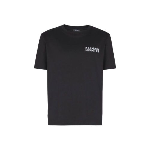 Logo-Print Cotton T-Shirt — Black