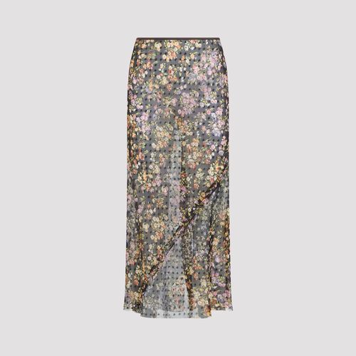 Satin Midi Skirt