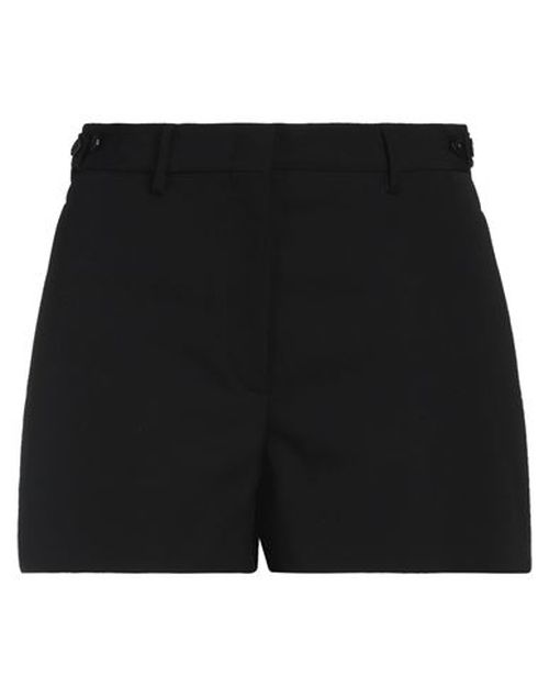 Woman Shorts & Bermuda Shorts Black Size 6 Polyester, Virgin Wool