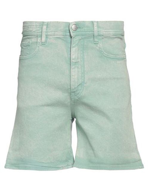 Jacob Cohёn Woman Denim shorts Light green Size 27 Cotton, Elastomultiester, Elastane