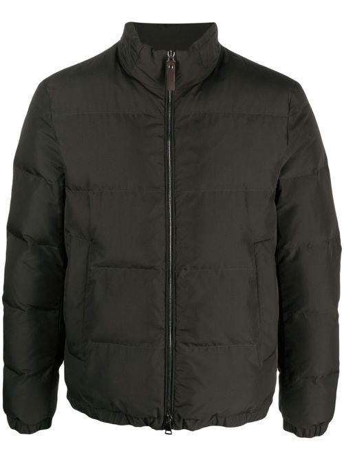Zip-up padded jacket - Green