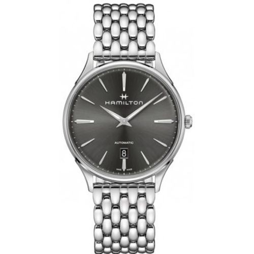 Jazzmaster Thinline Auto Grey Dial Stainless Steel Men's Watch H38525181