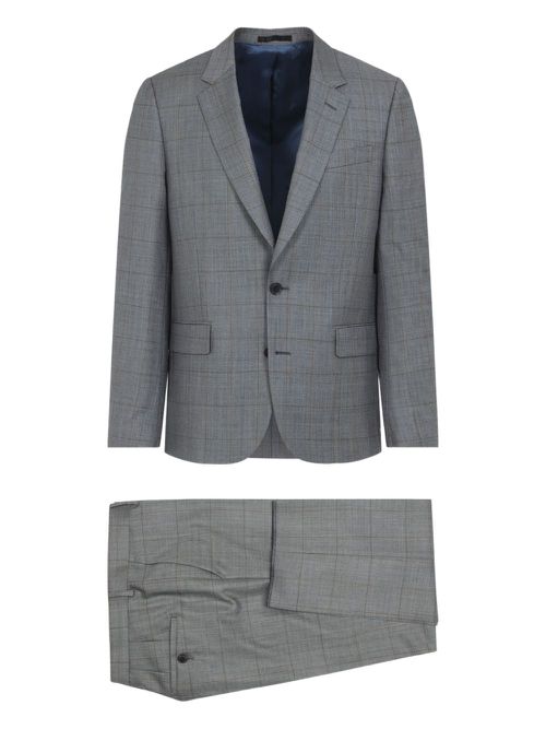 Wool single-breasted suit - Grey